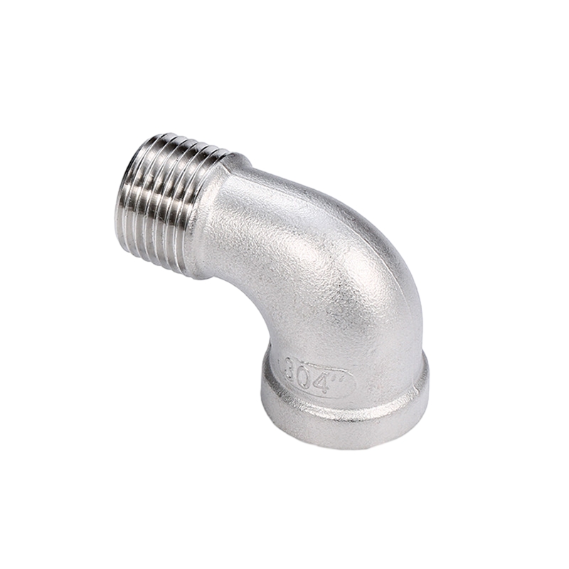 304 turnarea din oțel inoxidabil 90 ° Fitinguri cu filet cu cot de stradă