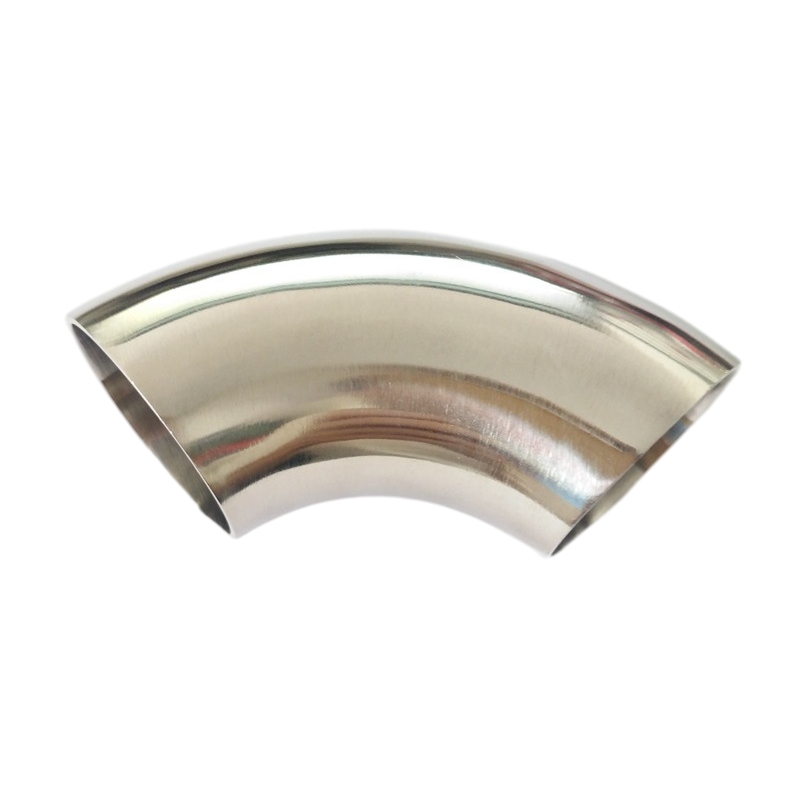 Weld cu fund din oțel inoxidabil periat de 90 ° cu rază scurtă (SR) Tuburi cu rază scurtă (SR)