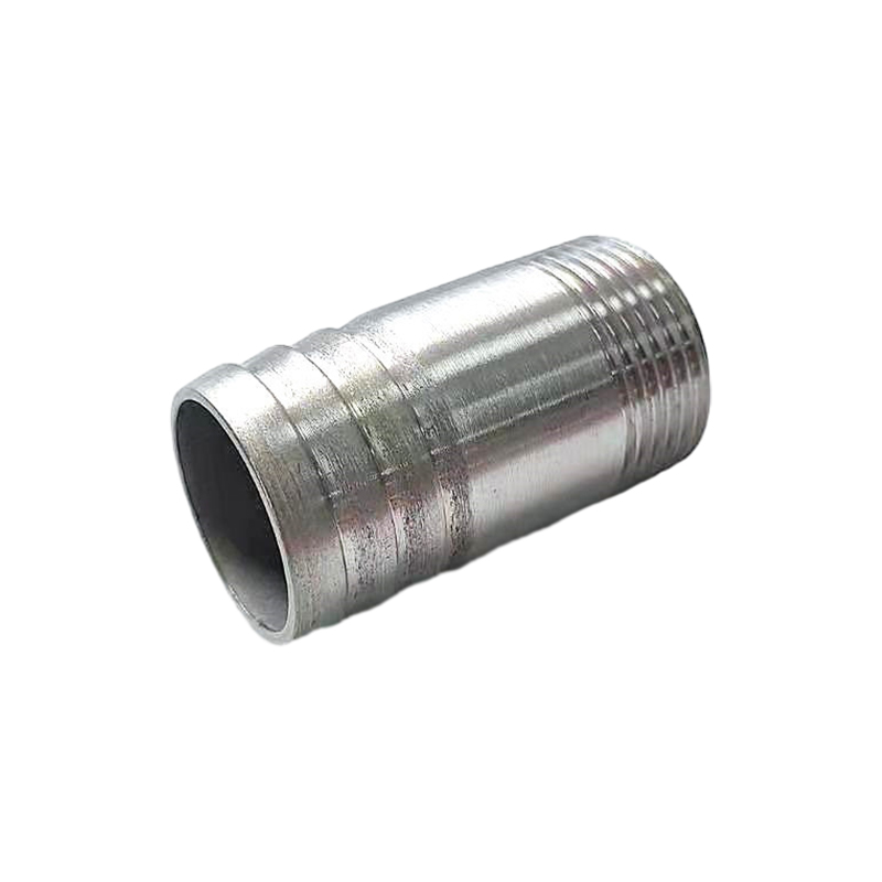 Conector ghimpat cu furtun dublu 316 Stil de montare dreaptă din oțel inoxidabil